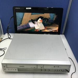XL8271 東芝 RD-XV34 VHS DVD HDDダビングデッキ　本体のみ　ビデオ／DVD再生OK リモコンないため　初期設定できません　現状品