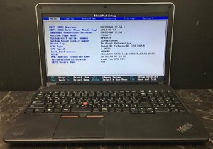 ■ジャンク LENOVO ThinkPad EDGE E530C / Celeron 1005M 1.90GHz / メモリ 4GB / HDD 500GB / DVD / 15.6型 / OS無し / BIOS起動可