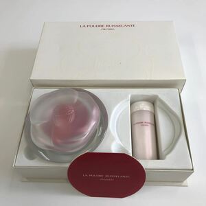 限定資生堂SHISEIDO ラ・プードル　ルイスロントおしろい　椿ガラス陶器付き　未使用