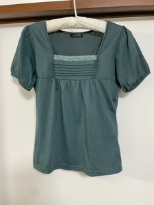 UESD半袖Tシャツ・グリーン・ Lサイズ(レディース)
