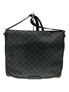 LOUIS VUITTON◆ダニエルGM_ダミエ・グラフィット/PVC/BLK/チェック/N58033/破れ有