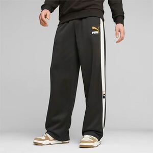 ★新品 PUMA プーマ／ジャージパンツ T7 FORWARD HISTORY TRACK PT TRACK pants 621352 ブラック サイドライン