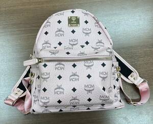 エムシーエム MCM ピンク ミニリュック レディース　管2813