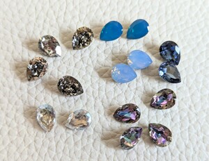 【A0585】SWAROVSKI #4320/8×6mm スワロフスキー まとめて ハンドメイド 手芸 アクセサリー デコ レジン