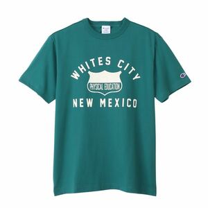 【新品未使用】Champion/チャンピオン ミッドグリーン ラバープリントTシャツ XLサイズ