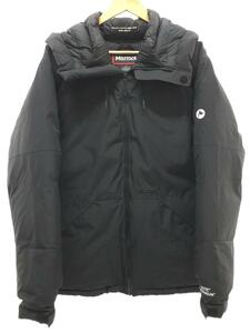 Marmot◆SP ダウンJKT/L/ナイロン/BLK/無地/MOD-F2371