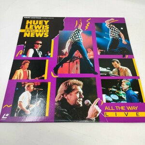 LD ヒューイ・ルイス＆ザ・ニュース Huey Lewis & the News All the Way Live レーザーディスク　即決　送料込み　再生確認済み
