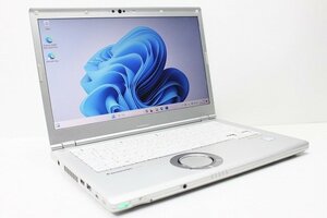 1円スタート ノートパソコン Windows11 Panasonic レッツノート CF-LV7 第8世代 Core i5 SSD256GB メモリ8GB Windows10 14インチ カメラ