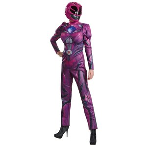 ピンクレンジャー　パワーレンジャー　大人女性用　衣装、コスチューム　コスプレ　PINK RANGR 2017 DLX ADULT