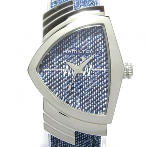 HAMILTON(ハミルトン) 腕時計 ベンチュラ H24211941 レディース SS ブルー×白