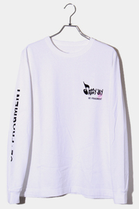 未使用品 23SS ユニフォームエクスペリメント フラグメント SIZE:2 JAZZY JAY / JAZZY 5 L/S TEE プリント 長袖Tシャツ WHITE ホワイト UE-