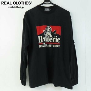 ☆HYSTERIC GLAMOUR/ヒステリックグラマー GREATEST PARTY SOUNDS/グレイテストパーティサウンズ 長袖Tシャツ 02233CL16/XL /000