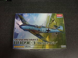 アカデミー　1/48　メッサーシュミット　Bf109E-3 　　プラモデル