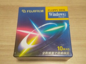 (貴重)(新品未開封) (10枚組)FUJIFILM 富士フイルム フロッピーディスク MF2HDDV FK10P Windows用 米国 3.5型★maxell TDK SONY