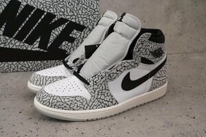 28cm NIKE ナイキ AIR JORDAN 1 RETRO HIGH OG WHITE CEMENT DZ5485-052 エアジョーダン1 レトロ ハイ ホワイトセメント US10 28ｃｍ