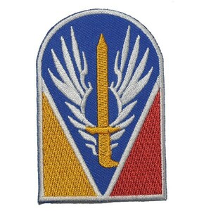 アイロンワッペン・パッチ アメリカ陸軍第17航空旅団 部隊章・階級章