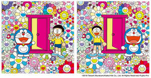 【真作保証】11枚セット 村上隆 x ドラえもん☆ ポスター ☆ 限定 1000枚 ☆ Takashi Murakami Edition Zingaro Poster お花