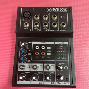 MACKIE マッキー Mackie Mix 5 Compact 5 Channel Mixer 現状品 