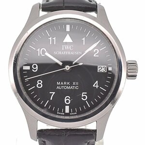 IWC SCHAFFHAUSEN IW324101 パイロットウォッチ マーク12 自動巻き メンズ 良品 保証書付き G#128015