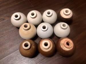 《天佑》　　日本軍　海軍　陶器製　四式手榴弾　10個セット