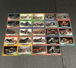 1993年 当時物 カスタムバイク カード アメリカ THUNDER コレクション カード ハーレーダビッドソン 改造 チューニング 24枚 90s 90年代