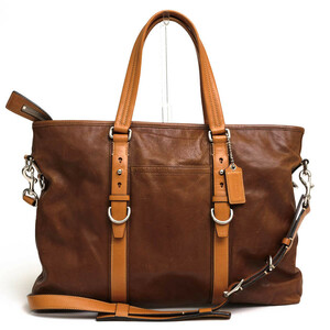 COACH コーチ トートバッグ 70256 Harrison East West Tote ハリソン イーストウエスト 牛革 カーフ 2WAY ショルダーバッグ