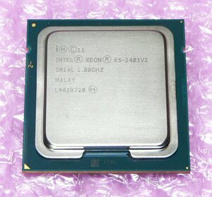 中古CPU Intel Xeon E5-2403 V2 1.80GHz SR1AL 動作品 送料無料