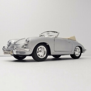 1/24 ポルシェ　356B カブリオレ　オープン　レトロ　クラシック　PORSCHE　ドイツ　WELLY　ミニカー　1円スタート 1円〜 042210