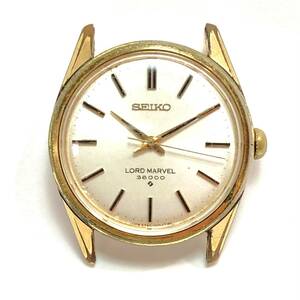 ▼SEIKO LORD MARVEL 36000 5740-8000 手巻き メンズ 腕時計 ゴールドカラー セイコー ロードマーベル フェイスのみ 不動