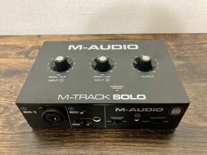 通電確認　動作未確認　M-AUDIO M-TRACK SOLO オーディオインターフェイス　エムオーディオ 