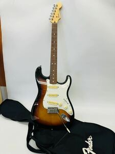 X399 送料無料　エレキギター ソフトケース付　フェンダー　stratocaster ストラトキャスター Fender japan 現状品
