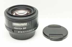 【適格請求書発行】良品 ペンタックス smc PENTAX FA 50mm F1.4 Kマウント 単焦点レンズ【アルプスカメラ】240110a