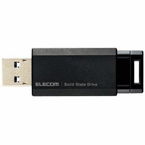 【新品】エレコム ノック式SSD 250GB ブラック ESD-EPK0250GBK