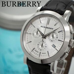39 BURBERRY バーバリー時計　メンズ腕時計　クロノグラフ　ノバチェック