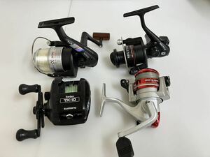 （Y-331）　釣り道具 リール SHIMANO NAVIGTα3000 Bantam TX-10 SHUTTLE0070ST SPGN CRAFTX1000 釣り用品　　まとめ4個