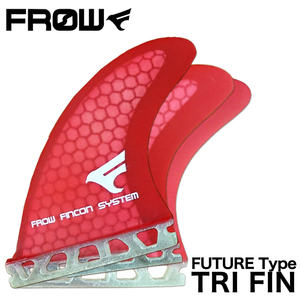 FROW ハニカムコア 赤 フィン トライ フューチャー FIN TRI FUTURE ショート サーフィン サーフボード 初心者 ビギナー