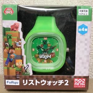 MINECRAFT AMU-PRZ15376 マインクラフト リストウォッチ2 クリーパー 未使用新品 腕時計