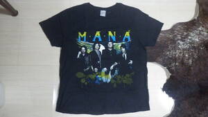 2012 mana バンドTシャツ 黒 ブラック stedman ステッドマン マナ tour ツアー live ライブ drama y luz usa アメリカ vintage ビンテージ