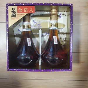 日本盛金箔入超特選純米酒2本