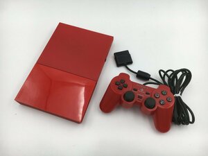 ♪▲【SONY ソニー】PS2 PlayStation2 本体/コントローラー シナバー・レッド SCPH-90000 他 まとめ売り 0510 2