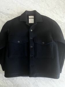 美品 正規品 XL サイズ1 MARKAWARE ウールコート ジャケット ブラック 黒
