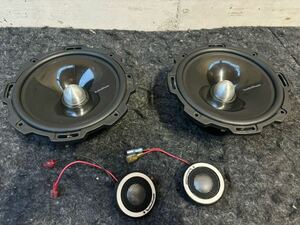 ☆⑤ロックフォード スピーカー ツイーター ２個セット 16.5㎝ 動作確認済み T2652-S Rockford Fosgate 100ｗ 200ｗ 4Ω 中古 オーディオ