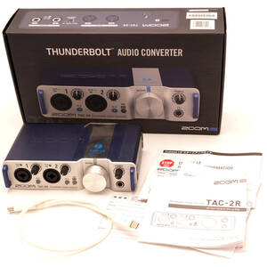 ZOOM TAC-2R 2-Channel Thunderbolt Audio Converter　ズーム 2チャンネル サンダーボルト オーディオ コンバーター