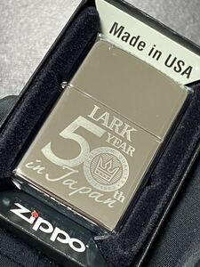 zippo ラーク 50周年記念 限定品 希少モデル 2012年製 LARK 50 YEAR in Japan シルバーインナー 2012年製 ケース 保証書付き