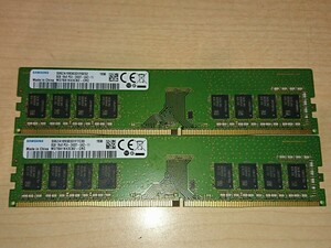 memtest OK★SAMSUNG DDR4-2400 8GBx2 合計 16GB (O32822)