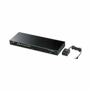 【新品】サンワサプライ PS/2・USB両対応パソコン自動切替器(8：1) SW-KVM8UP