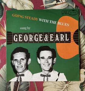 George & Earl LP Going Steady With The Blues Bear Family Records Hillbilly ロカビリー