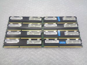 サーバー用メモリ MICRON DDR3 PC3L-8500R 16GB ｘ 8個セット 中古動作品(F818)