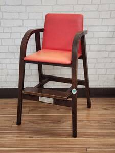 R60209　秋田木工　ベビーチェア　乳児用ハイチェア　子供椅子　チャイルドチェア　木製　現状渡し