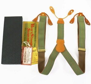 Freewheelers (フリーホイーラーズ) Heavy Stronghold Suspenders / ヘビーストロングホールド サスペンダー #2317010 美品 EVERGREEN